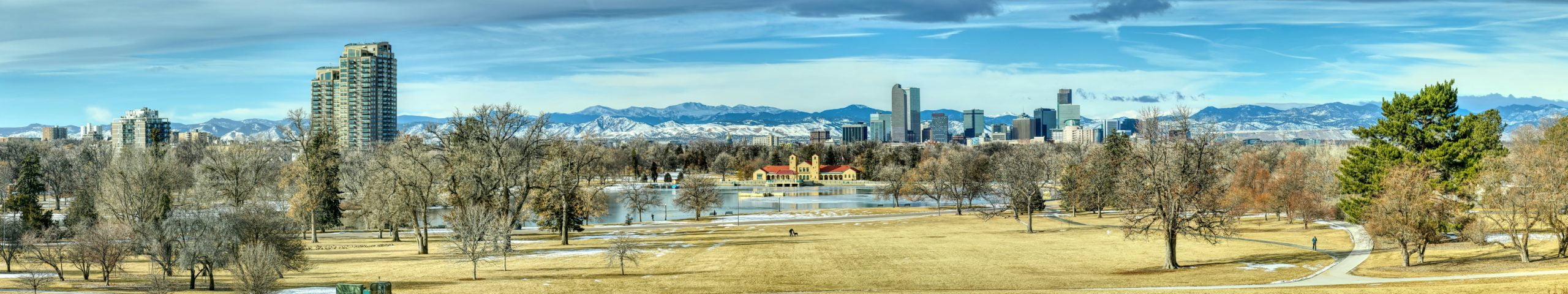 Denver Skyline from the park. IT services Denver